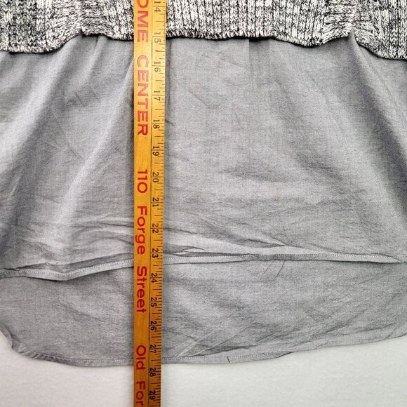 Banana Republic Women's Long Sleeve Tweed Layered Pullover Small - Picture 5 of 8